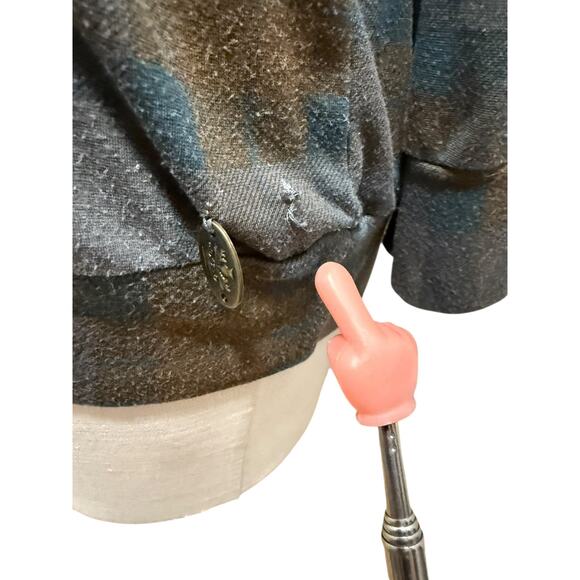 Damaged‎ Torrid 2 Outlander Tartan Plaid Lightweight Knit Pullover Sweatshirt 2X - Picture 2 of 7